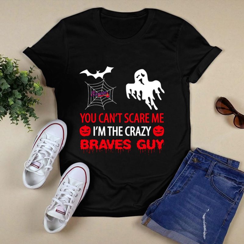 Atlanta Braves Halloween Ghost & Pumpkin T-Shirt For Fans - Image 5