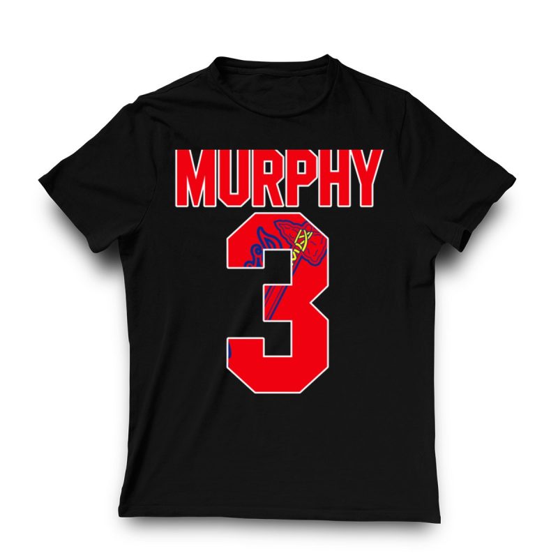 Dale Murphy #3 Atlanta Braves T-Shirt With Iconic Tomahawk Design - Image 3