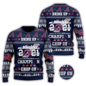 Atlanta Braves World Series Champion Ugly Sweater For Fans