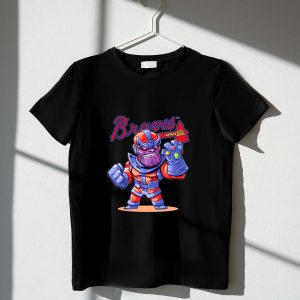 Atlanta Braves Thanos-Inspired Character T-Shirt For Fans