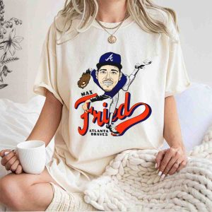 Max Fried Atlanta Braves T-Shirt - Official Mlb Team Apparel