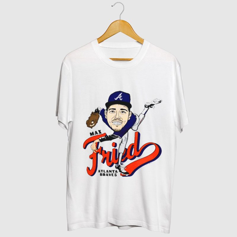 Max Fried Atlanta Braves T-Shirt - Official Mlb Team Apparel - Image 2