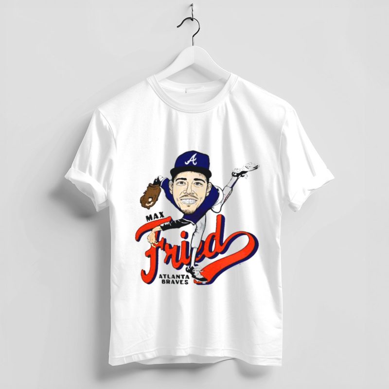 Max Fried Atlanta Braves T-Shirt - Official Mlb Team Apparel - Image 4