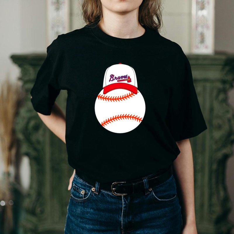 Atlanta Braves Mickey Mouse Graphic T-Shirt For Baseball Fans - Image 2