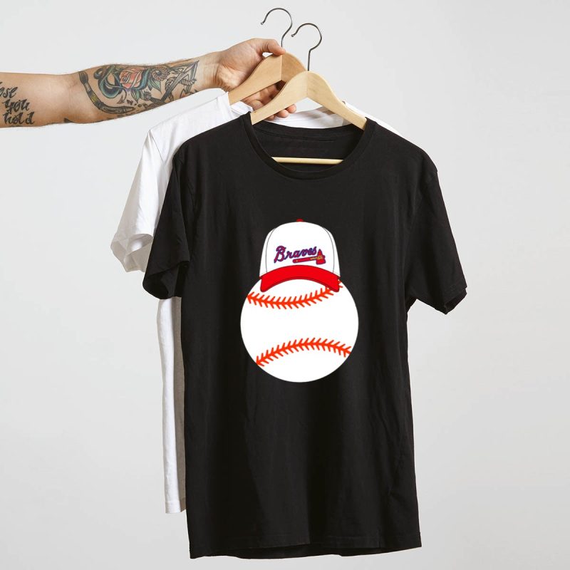 Atlanta Braves Mickey Mouse Graphic T-Shirt For Baseball Fans - Image 4