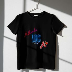 Atlanta Braves Pleasures Collaboration Graphic T-Shirt For Fans