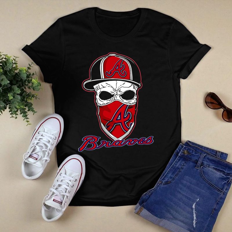 Atlanta Braves Skull Graphic T-Shirt - Bold Fan Apparel - Image 5