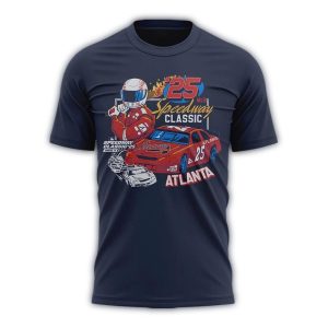 Atlanta Braves 2025 Speedway Classic All-Over Print T-Shirt