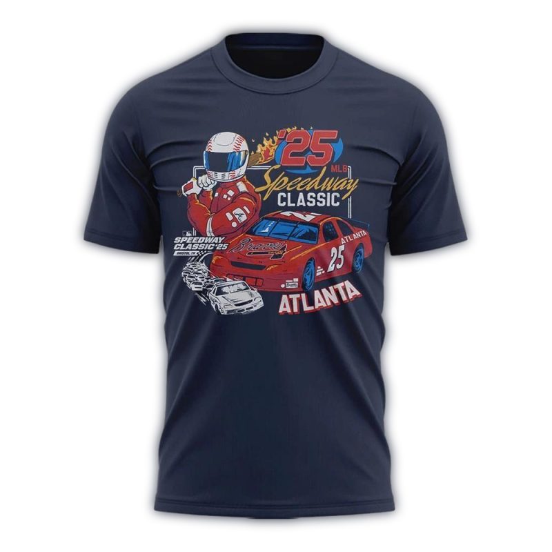 Atlanta Braves Speedway Classic 2025 Edition Shirt Collection 2