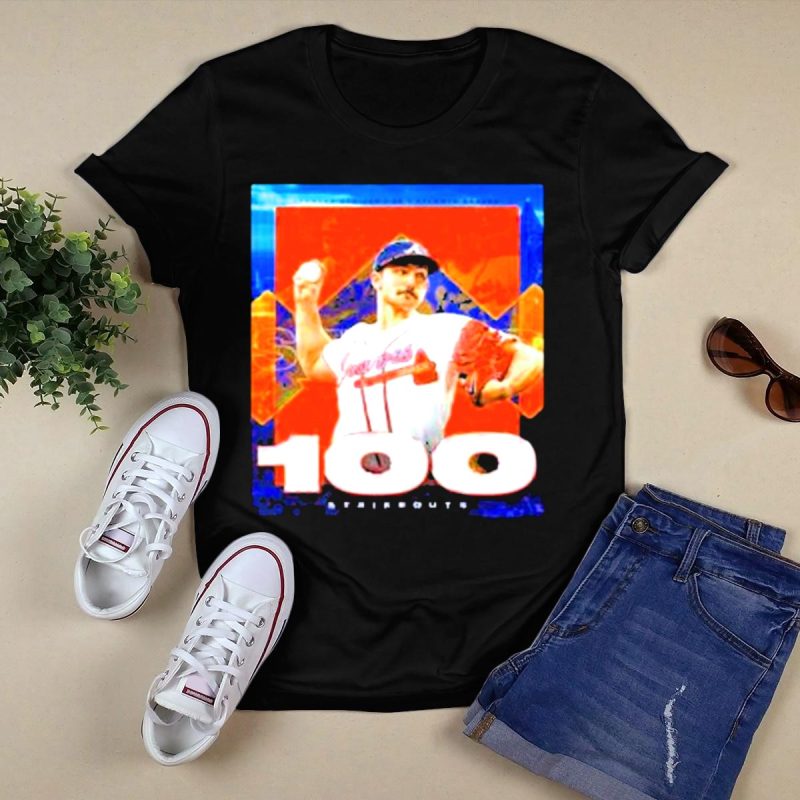 Vintage Atlanta Braves Spencer Strider 100 Strikeouts T-Shirt For Fans - Image 5