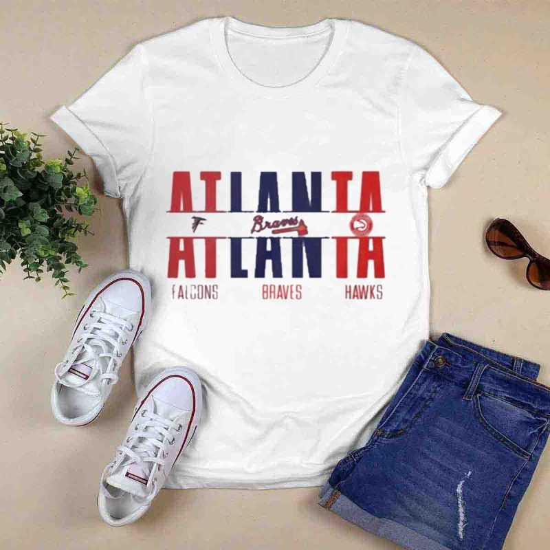 Atlanta Falcons, Braves & Hawks T-Shirt - Atlanta Sports Fan Tee - Image 6