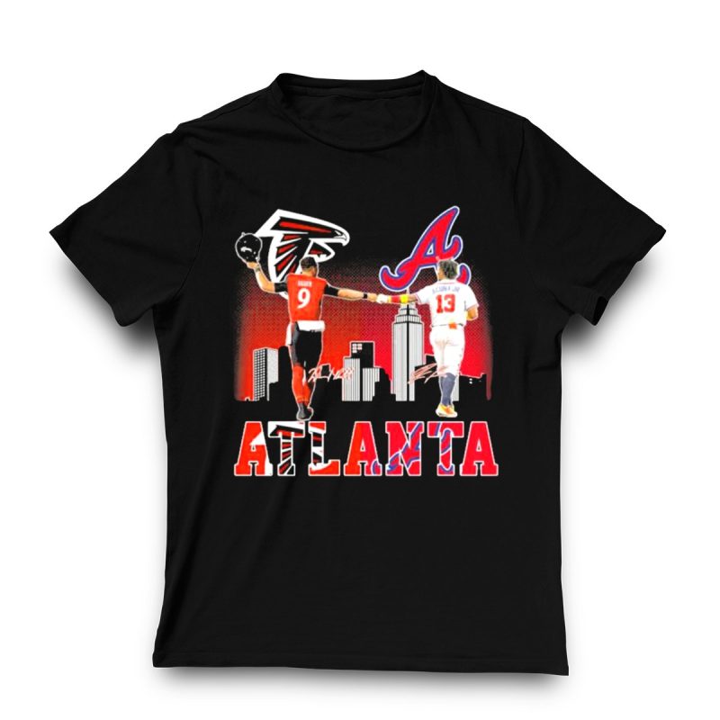 Atlanta Falcons City Champions T-Shirt - Ridder & Acuna Jr Design - Image 3