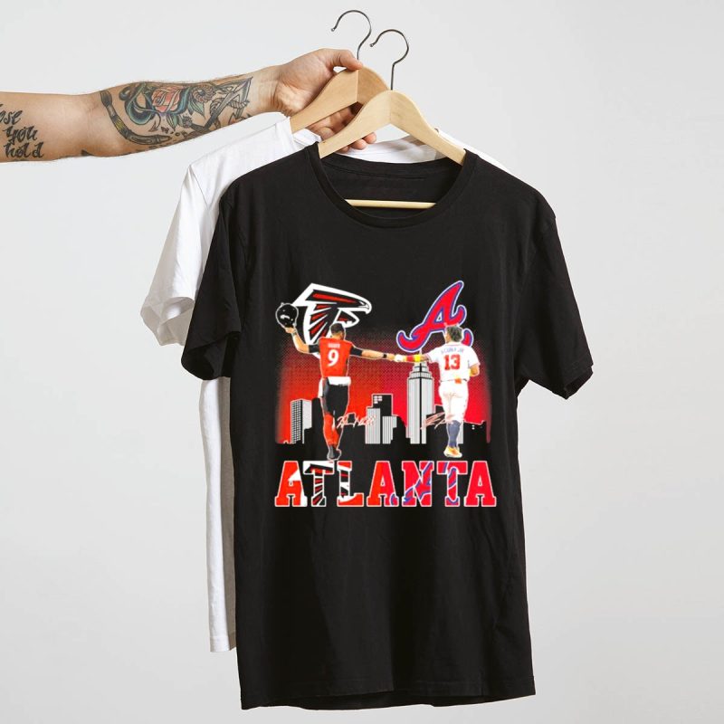 Atlanta Falcons City Champions T-Shirt - Ridder & Acuna Jr Design - Image 4