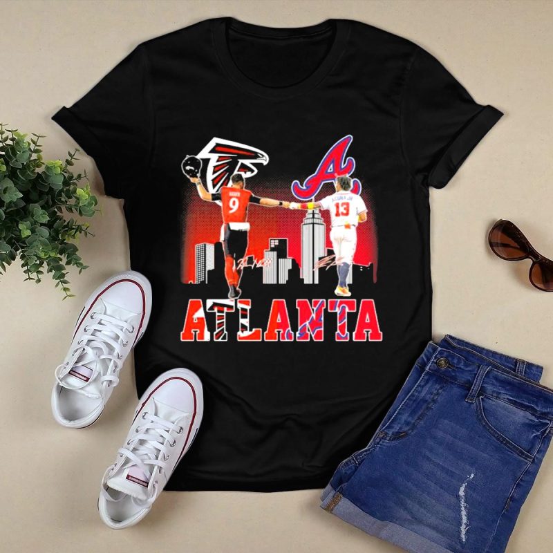 Atlanta Falcons City Champions T-Shirt - Ridder & Acuna Jr Design - Image 5