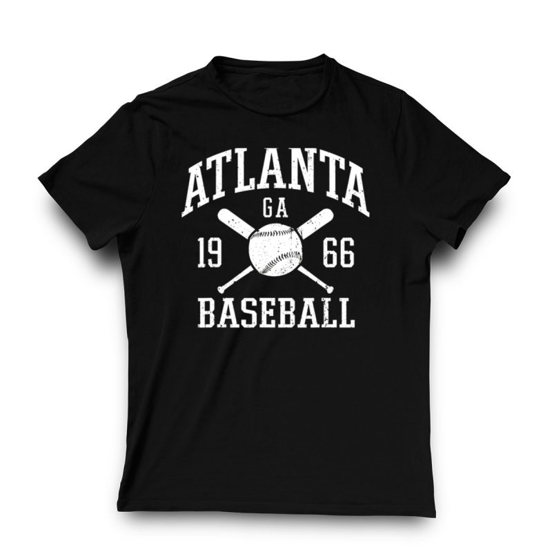 Vintage 1966 Atlanta Braves Baseball T-Shirt - Retro Ga Style - Image 3