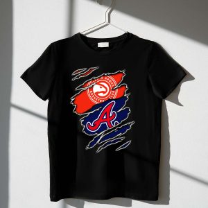 Atlanta Hawks Basketball Club Brave Logo T-Shirt For Fans