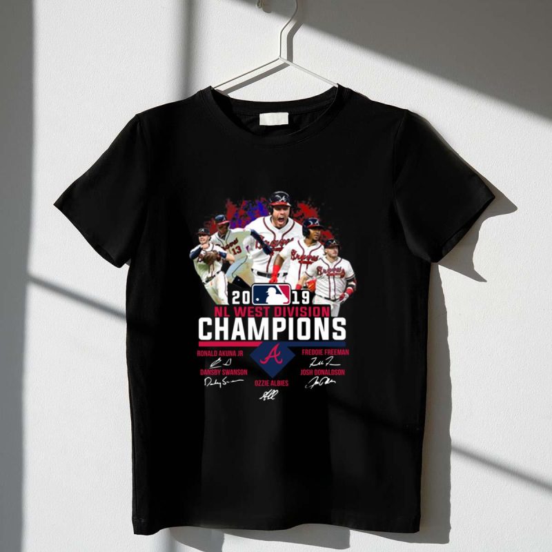 Atlanta Braves 2019 Nl East Champions Signature T-Shirt
