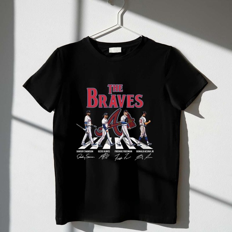 Atlanta Braves Abbey Road Legends T-Shirt – Vintage Baseball Style