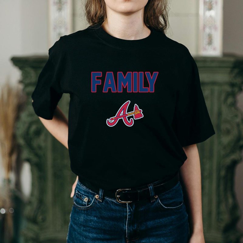 Atlanta Braves Family T-Shirt - Perfect For Game Day And Team Spirit - Image 2