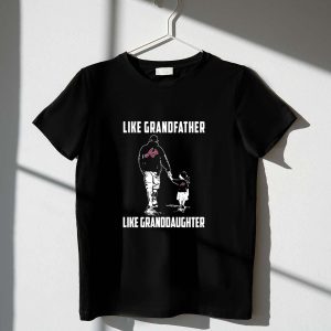 Atlanta Braves Grandfather & Granddaughter Matching T-Shirt