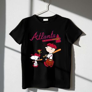 Snoopy Atlanta Braves Baseball Together T-Shirt - Perfect Fan Gear!