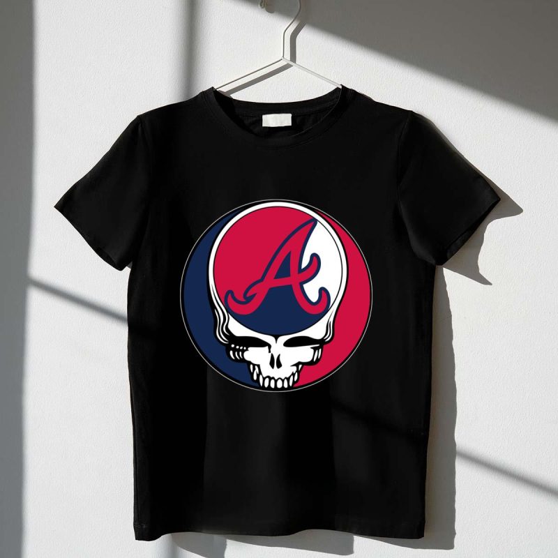 Atlanta Braves Grateful Dead Graphic T-Shirt For Fans