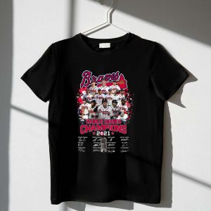 Atlanta Braves 2021 World Series Champions Signature T-Shirt