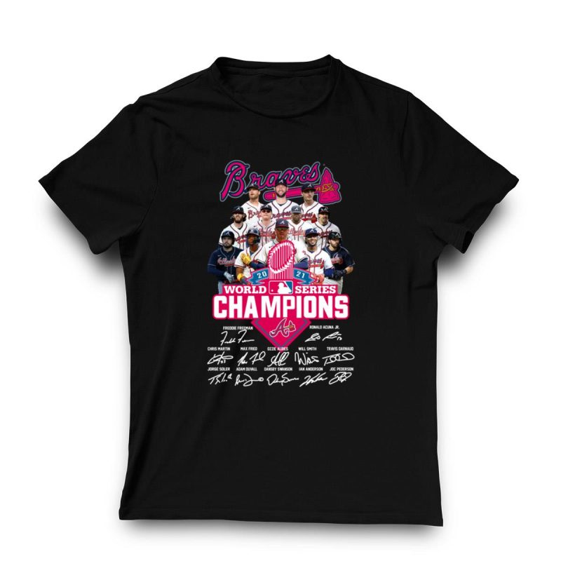 Atlanta Braves 2022 World Series Champions T-Shirt For Fans - Image 3