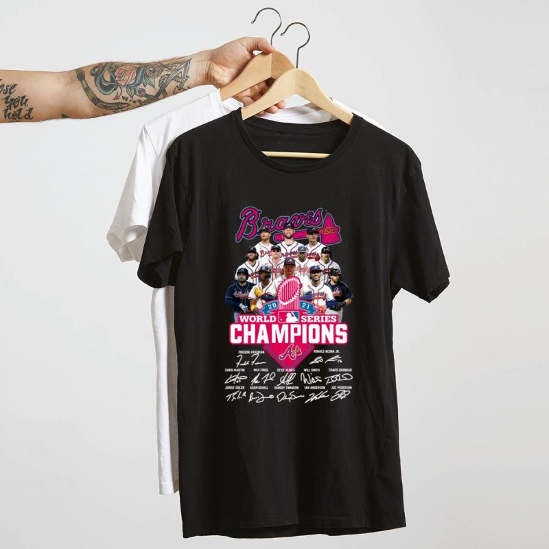 Atlanta Braves 2022 World Series Champions T-Shirt For Fans - Image 4