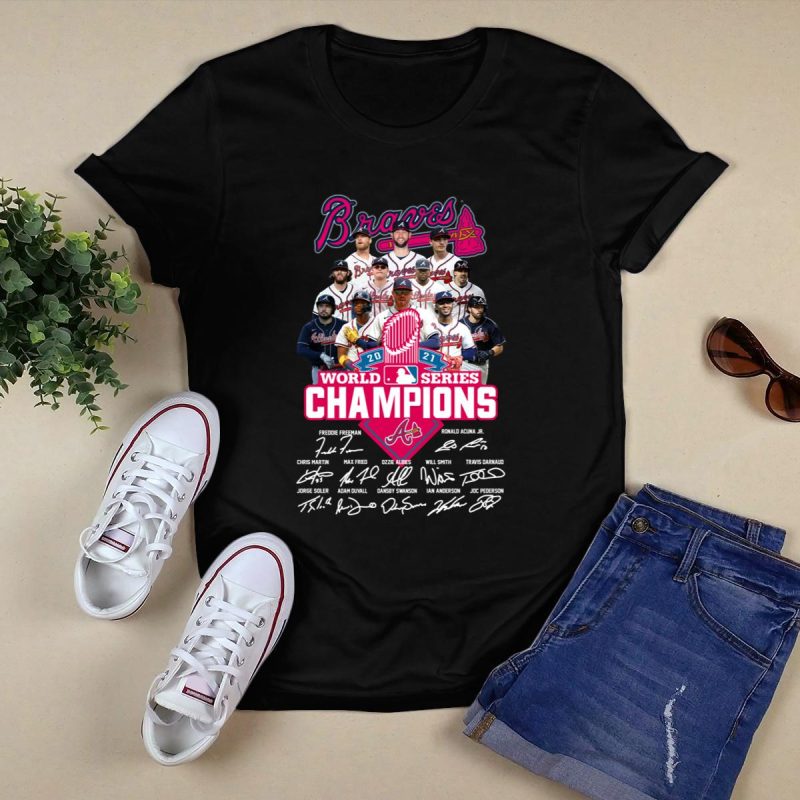 Atlanta Braves 2022 World Series Champions T-Shirt For Fans - Image 5