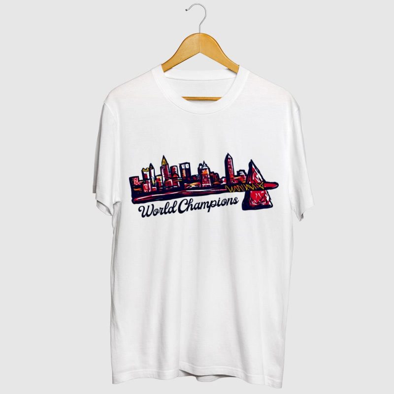 Atlanta Skyline Graphic T-Shirt - Stylish Cityscape Tee - Image 2