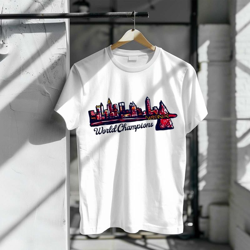 Atlanta Skyline Graphic T-Shirt - Stylish Cityscape Tee - Image 3