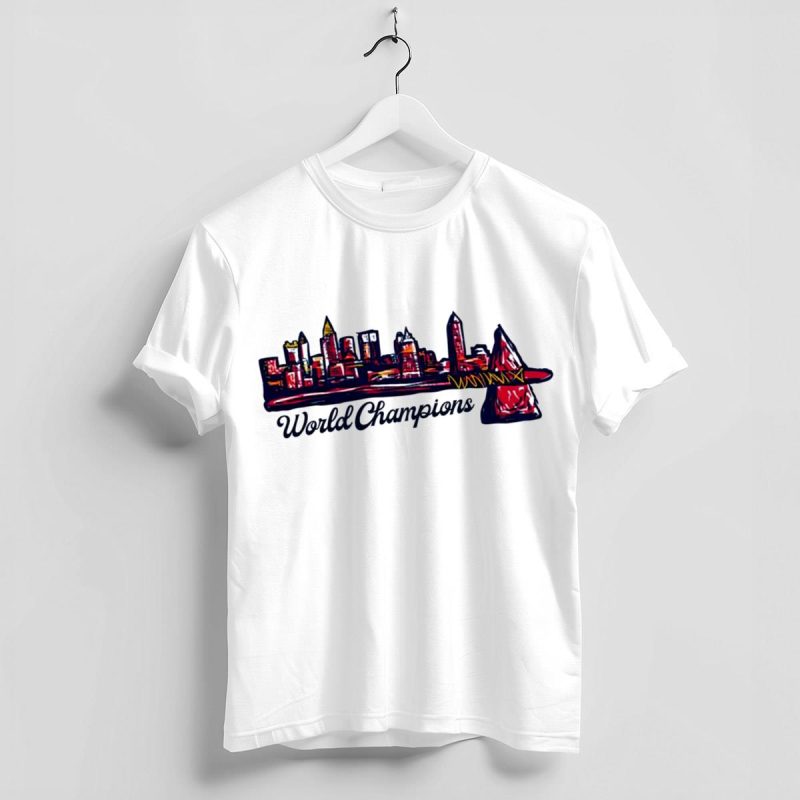 Atlanta Skyline Graphic T-Shirt - Stylish Cityscape Tee - Image 4
