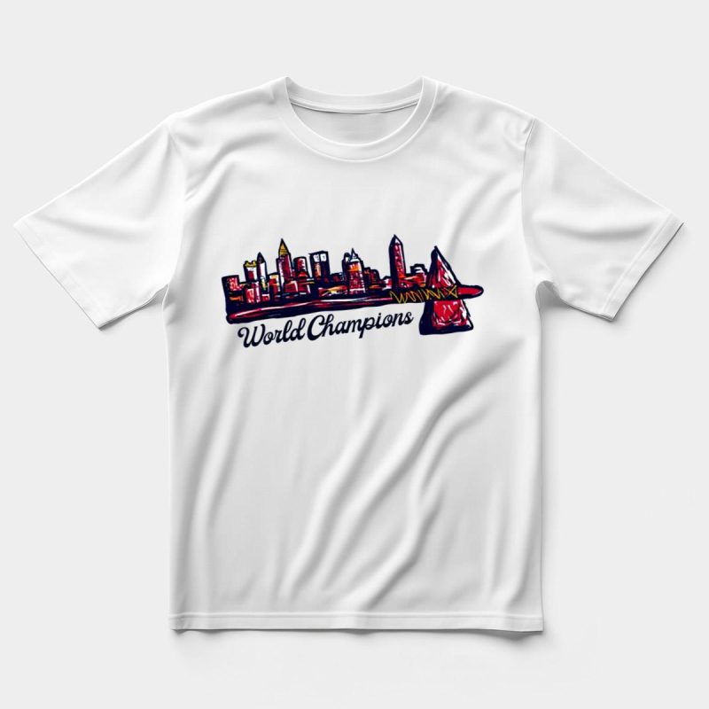 Atlanta Skyline Graphic T-Shirt - Stylish Cityscape Tee - Image 5