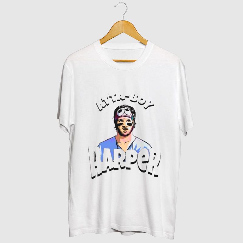 Harper Phillies Atta Boy T-Shirt - Trendy Baseball Fan T-Shirt - Image 2