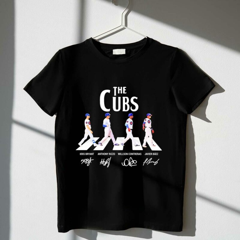Awesome the chicago cubs baseball team abbey road signatures shirt t shirt 1 1.jpg