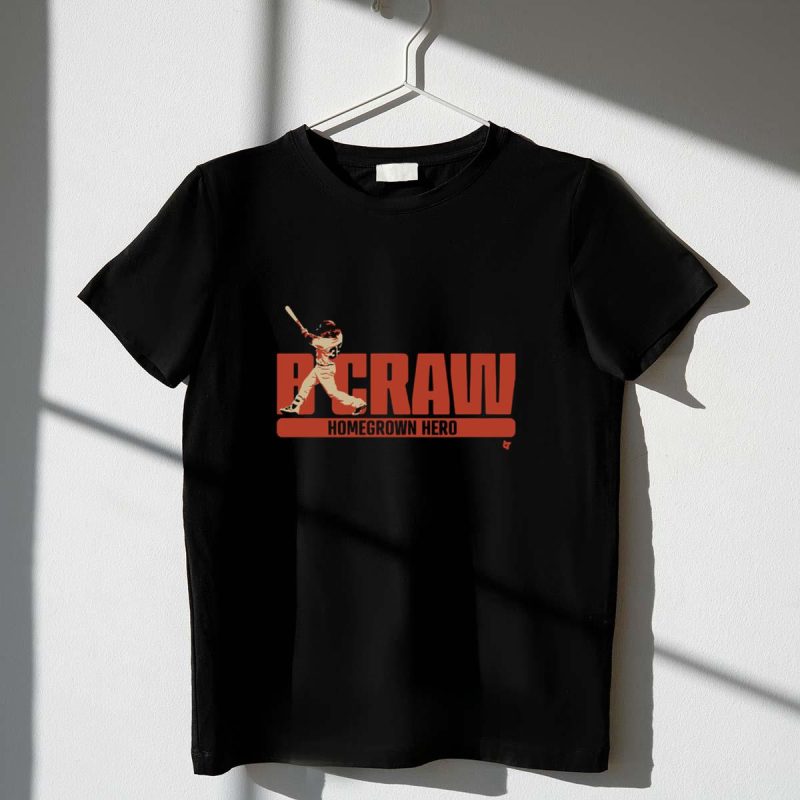 B Craw Shirt Brandon Crawford San Francisco Giants 2018 shirt t shirt 1 1