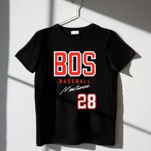 Jd Martinez 28 Boston Red Sox Fan T-Shirt - Bos Baseball Apparel