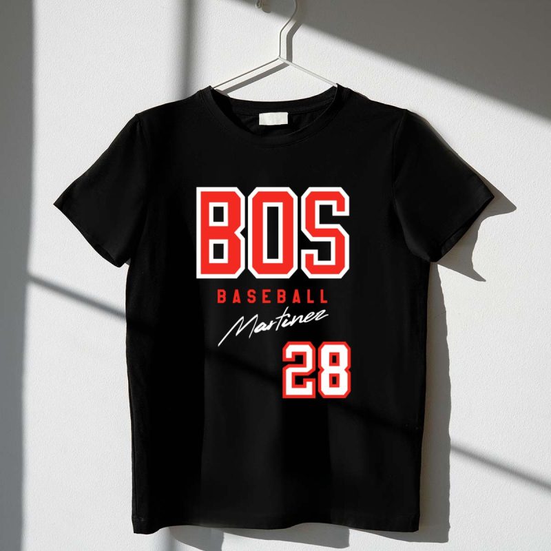 BOS Baseball Martinez 28 Boston Red Sox J D Martinez Fans T Shirt t shirt 1 1