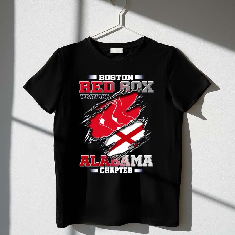 BOSTON RED SOX TERRITORY ALABAMA CHAPTER T Shirt t shirt 1 1
