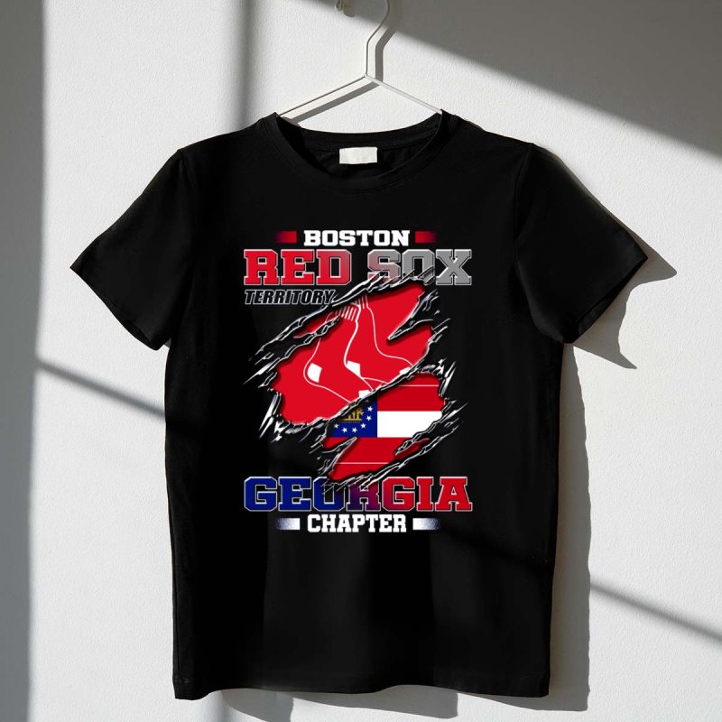 BOSTON RED SOX TERRITORY GEORGIA CHAPTER T Shirt t shirt 1 1