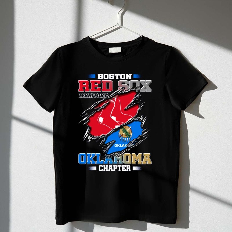 BOSTON RED SOX TERRITORY OKLAHOMA CHAPTER T Shirt t shirt 1 1