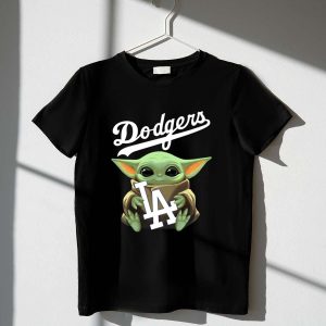 Baby Yoda Los Angeles Dodgers T-Shirt - Cute & Comfy Design