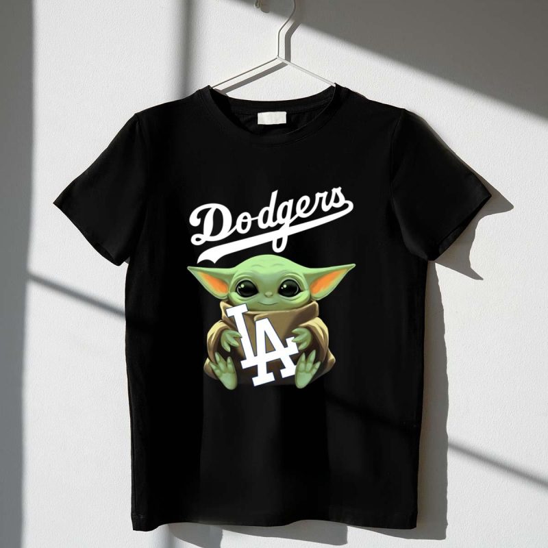 Baby Yoda Los Angeles Dodgers T-Shirt - Cute & Comfy Design