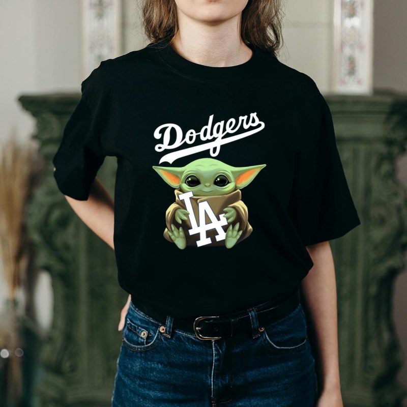 Baby Yoda Los Angeles Dodgers T-Shirt - Cute & Comfy Design - Image 2