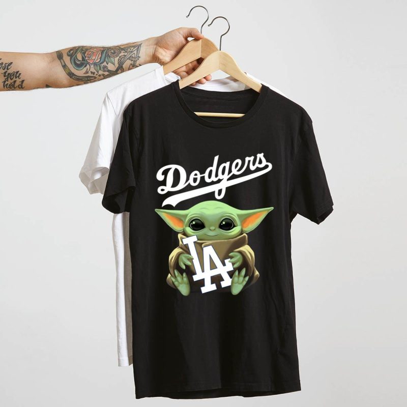 Baby Yoda Los Angeles Dodgers T-Shirt - Cute & Comfy Design - Image 4