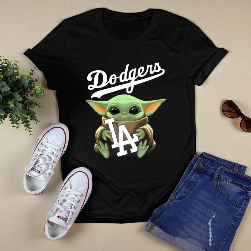 Baby Yoda Los Angeles Dodgers T-Shirt - Cute & Comfy Design - Image 5