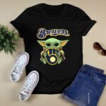 Baby yoda hug milwaukee brewers shirt t shirt 0.jpg
