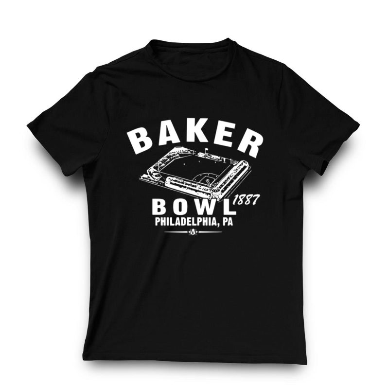 Vintage Philadelphia Phillies 1887 Baker Bowl T-Shirt for True Fans - Image 3