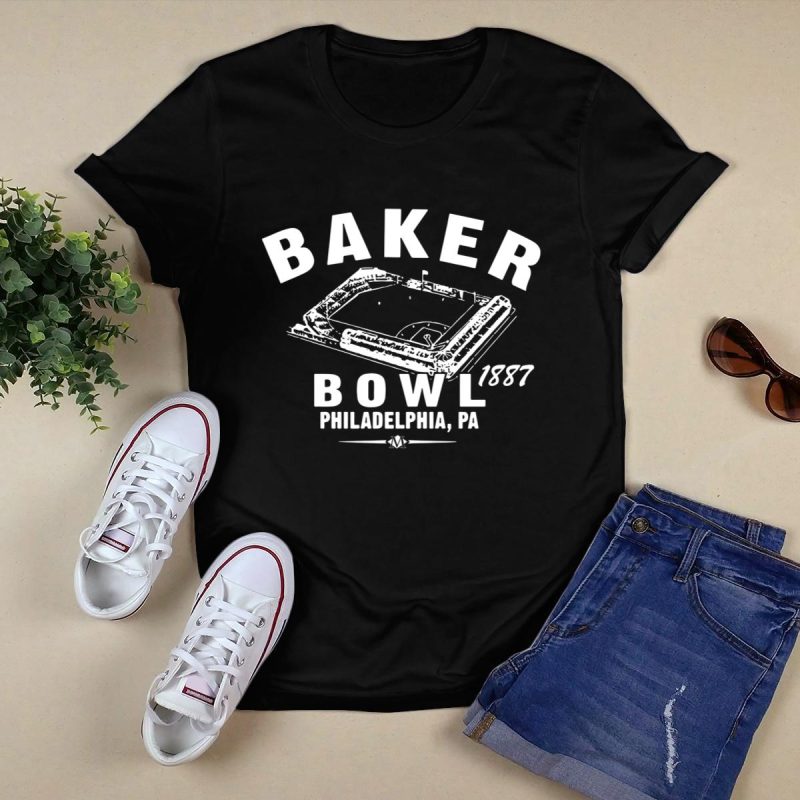 Vintage Philadelphia Phillies 1887 Baker Bowl T-Shirt for True Fans - Image 5